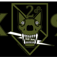 2** K9 Skull license plate - Thumbnail 2