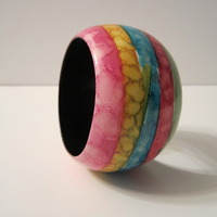 NEW Watercolors Chunky Bangle - Thumbnail 1