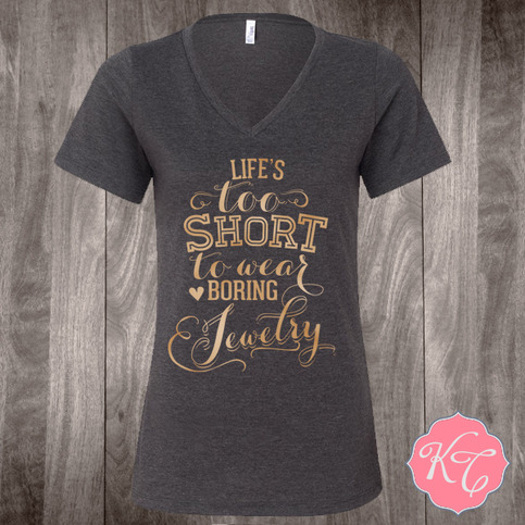 Dark Heather Life's Too Short