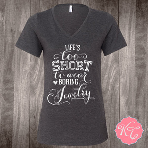 Dark Heather Life's Too Short - Thumbnail 2