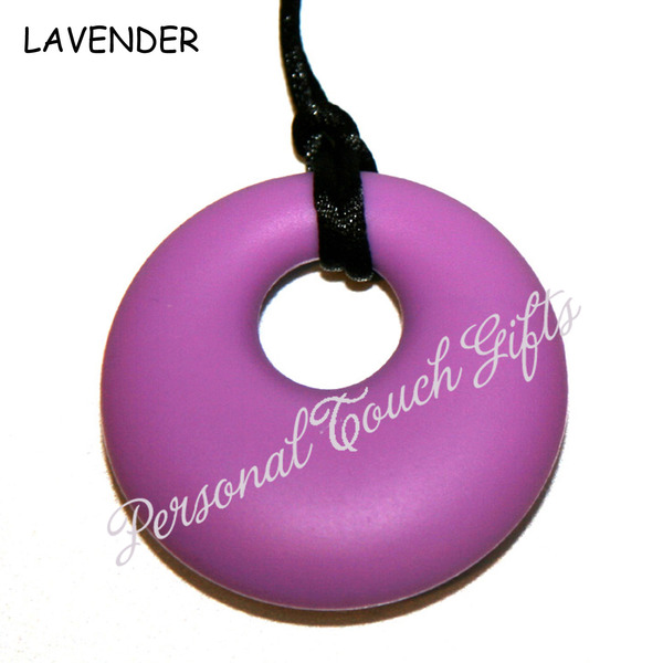 Circle Teething Pendant - Lavender