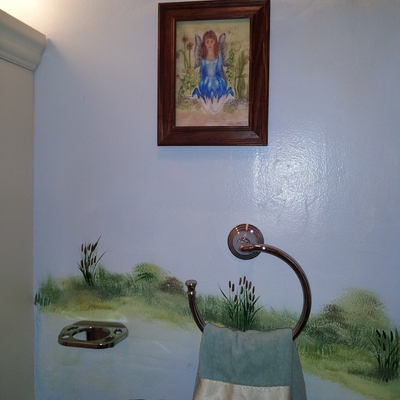 Garden fairy original water color print - Thumbnail 2