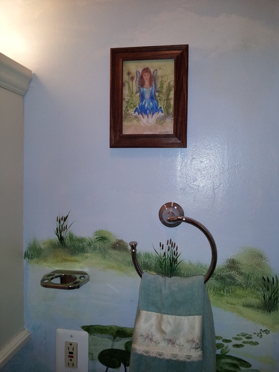 Garden Fairy original water color print