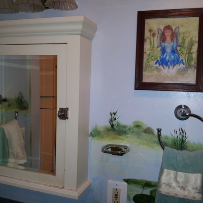 The garden fairy original water color print - Thumbnail 3