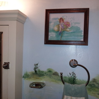 The Pond Fairy original water color print - Thumbnail 1