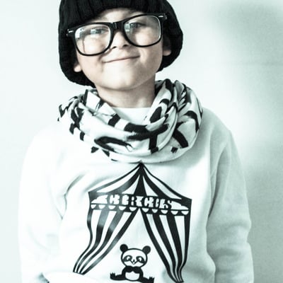 Monochrome circus sweater