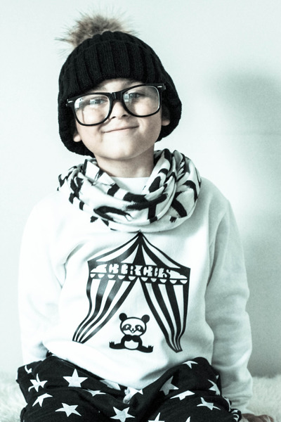 Monochrome Circus Sweater