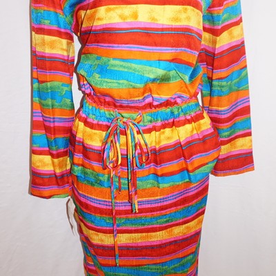 Vintage 2-piece nipon multi-color set size m