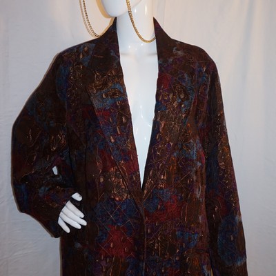 Vintage erin london brown/purple throw size 3x