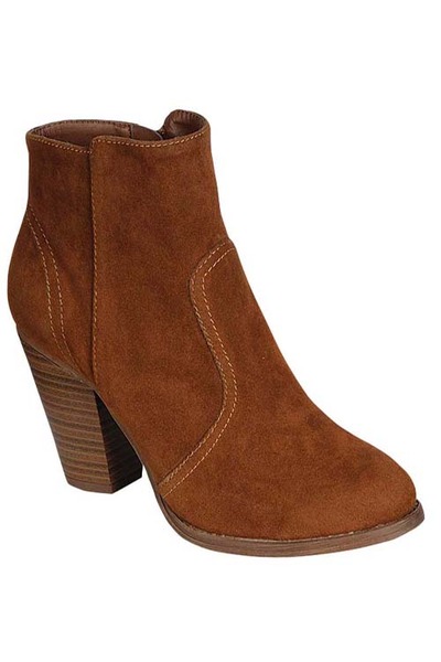 Camel Heel Booties