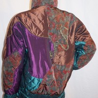 Vintage Izzy Brown/Green Coat Size XL - Thumbnail 3