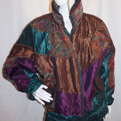 Vintage izzy brown/green coat size xl