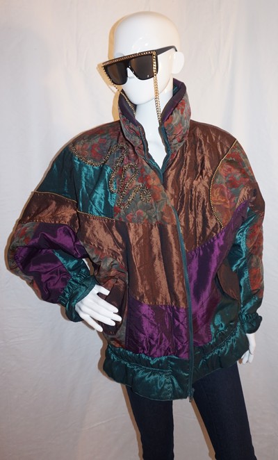 Vintage izzy brown/green coat size xl