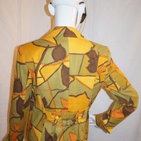 Vintage Kasper Green/Yellow Blazer Size S - Thumbnail 3