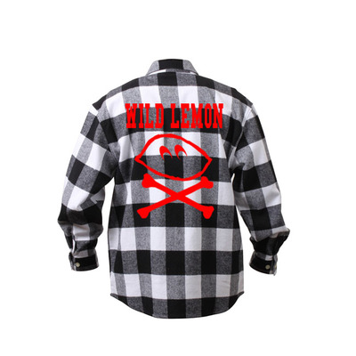 Blk n white  flannel