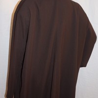 Vintage Anna Maxwell Brown Trench Jacket, Size 3X - Thumbnail 3