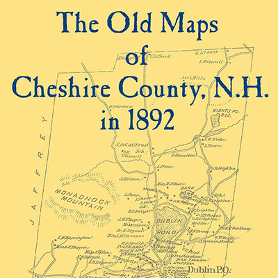 The old maps of cheshire county, new hampshire in 1892