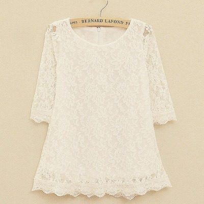 Pretty Little Lace Cream Dress