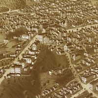 St. Johnsbury, VT in 1884 - Bird's Eye View Map, Aerial map, Panorama, Vintage map, Antique map, Reproduction, Giclée, Wall map, Framable - Thumbnail 4