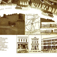 Selma, AL in 1887 - Bird's Eye View Map, Aerial Map, Panorama, Vintage Map, Antique map, Reproduction, Giclée, Framable, Fine Art, History - Thumbnail 2