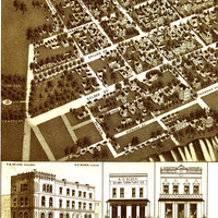 Selma, AL in 1887 - Bird's Eye View Map, Aerial Map, Panorama, Vintage Map, Antique map, Reproduction, Giclée, Framable, Fine Art, History - Thumbnail 3