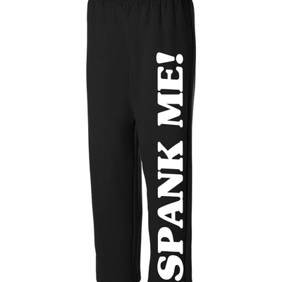 Spank me sweat pants # 533
