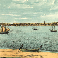 Provincetown, MA in 1877 - Bird's Eye View Map, Aerial, Panorama, Vintage, Antique, Reproduction, Giclée, Framable, Fine Art - Thumbnail 2