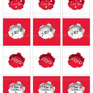 Valentine's day Banner, Valentine's day notes, Valentine's day cards. Valentine's day printables, Valentine's day Decorations - Thumbnail 2