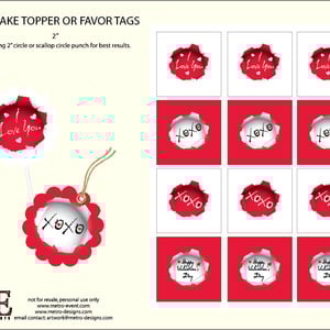 Valentine's day Banner, Valentine's day notes, Valentine's day cards. Valentine's day printables, Valentine's day Decorations - Thumbnail 1