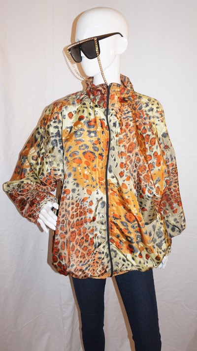 Vintage kloz tan animal print jacket, size 2x