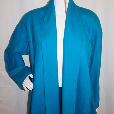 Vintage jg hook turquoise throw size 2x