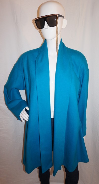 Vintage jg hook turquoise throw size 2x