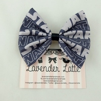 Grey Star Wars - In a Galaxy Far Far Away -Fabric Hair Bow - Thumbnail 1