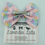 Kawaii Pony Unicorn Kawaii Pink Pastel Rainbow Hair Bow Unicorn Hair Clip-3