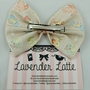 Kawaii Soft Pastel Pokemon Printed Fabric Bow -- Girly and Geeky ---3
