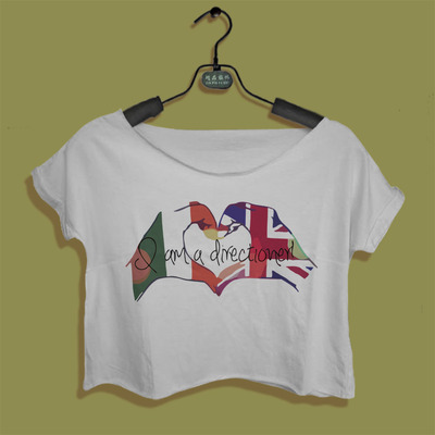 Directioners shirt english boys tee crop top - Thumbnail 3