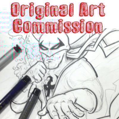 9  x 12" art commission