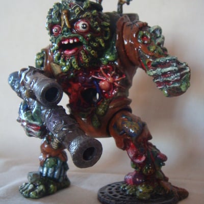 Custom painted muckman & joe eyeball