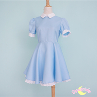 [S - XL Better Version] Alice In Wonderland Blue Maid Dress With Apron and Hair Bow SP151638 - Thumbnail 2