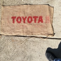 Burlap sacks red writing  - Thumbnail 1