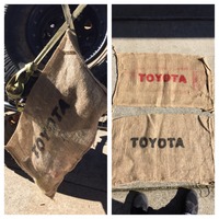 Burlap sack black writing - Thumbnail 1