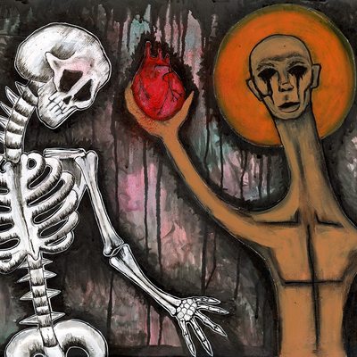 Marisol mckee art - "give me your heart"