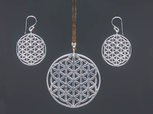 Flower of Life Pendant (Available in Brass Only)