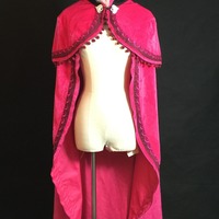 CL20 Anna cloak with pink fur  - Thumbnail 1