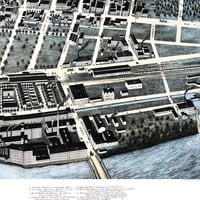 Manchester, NH in 1876 - Bird's Eye View Map, Aerial map, Panorama, Vintage map, Antique map, Reproduction, Giclée, Framable map, Fine Art - Thumbnail 3