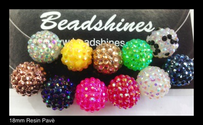 Resin Pave 18mm