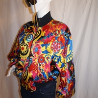 Vintage Georges Marciano Bomber, S-M - Thumbnail 3