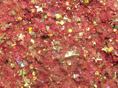 Barbie's glitter mix