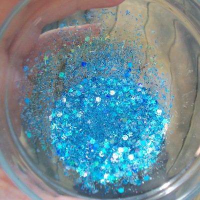 Blueberry glitter mix