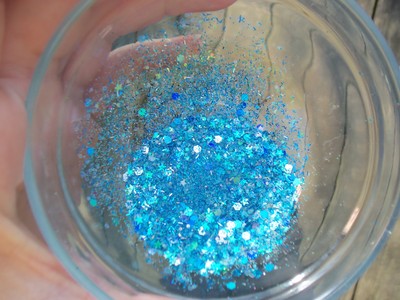 Blueberry glitter mix